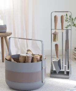 ELDVARM EMMA FIREPLACE TOOL SET PARIS GREY