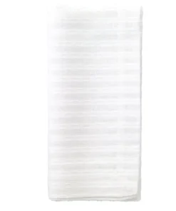 Bodrum TABLE LINENS BASKETWEAVE NAPKIN WHITE | SET OF 4