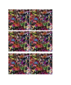 EYE CANDY BUTTERFLY NIGHTS COASTER SET WINE & BAR