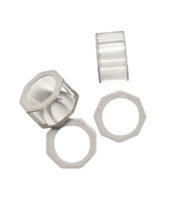 Blue Pheasant ARTHUR CRYSTAL & LEATHER NAPKIN RING THE TABLE