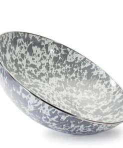 Golden Rabbit ENAMEL CATERING BOWL SERVING