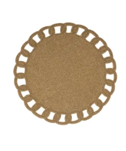 Blue Pheasant THE TABLE ARIA BEADED GOLD PLACEMAT