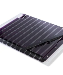 Apeloig Collection STRIPED ACRYLIC CHALLAH BOARD & KNIFE | VARIOUS JUDAICA