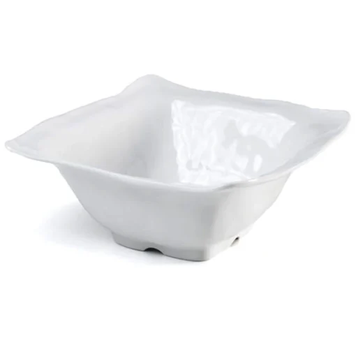 Q Squared RUFFLE MELAMINE SQUARE SERVING BOWL THE SUMMER SHOP