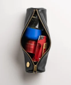 Rogue Paq SOLO LEATHER CANNABIS CASE BLACK ACCESSORIES