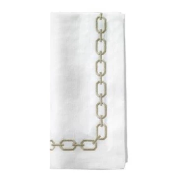 Bodrum CHAINS NAPKIN GOLD | SET OF 4 THE TABLE