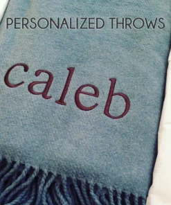 A Soft Idea PERSONALIZED THROW BLANKETS