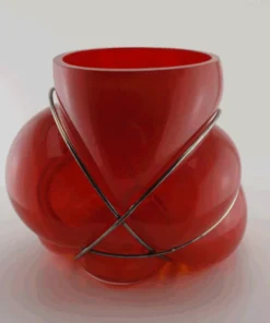 Vanessa Mitrani Creations PELOTE GIANT VASE RED