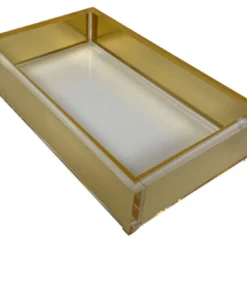 Tizo ACRYLIC GUEST TOWEL TRAY GOLD