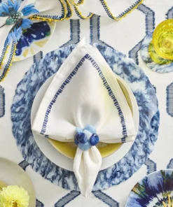 Kim Seybert THE TABLE SEA STONE NAPKIN RING SET