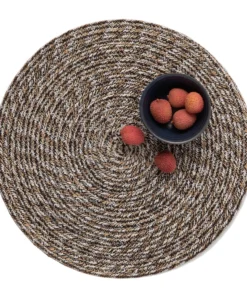 Blue Pheasant ATTICUS ESPRESSO WOVEN PLACEMAT