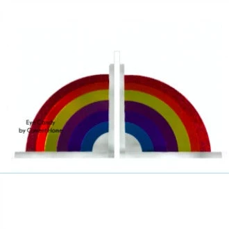 EYE CANDY RAINBOW BOOKENDS | ORIGINAL