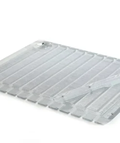 Apeloig Collection STRIPED ACRYLIC CHALLAH BOARD & KNIFE | VARIOUS JUDAICA