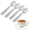 Nouvelle Collections/Artistiq SILVER TONE HAMMERED TEASPOON SET | 4 PC SERVING